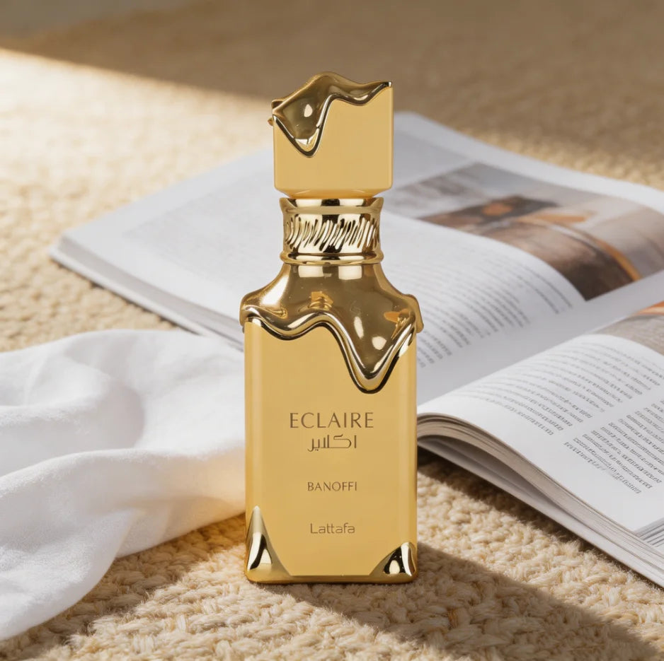 Lattafa Eclaire Banoffi – Gourmand, Sweet, Fruity, Musky – Eau De Parfum Spray Long-Lasting Fragrance for Women, 3.4 Ounce / 100 ml
