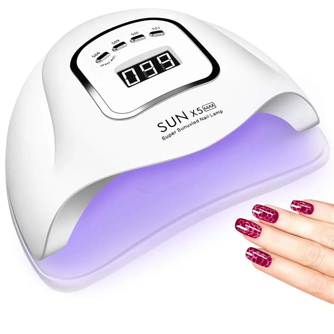 SUNX5 MAX UV LED Nail Lamp 150W Professional Nail Dryer Gel Polish Light Nail Polish Curing Gel LED Dryer with 4 Timer Setting