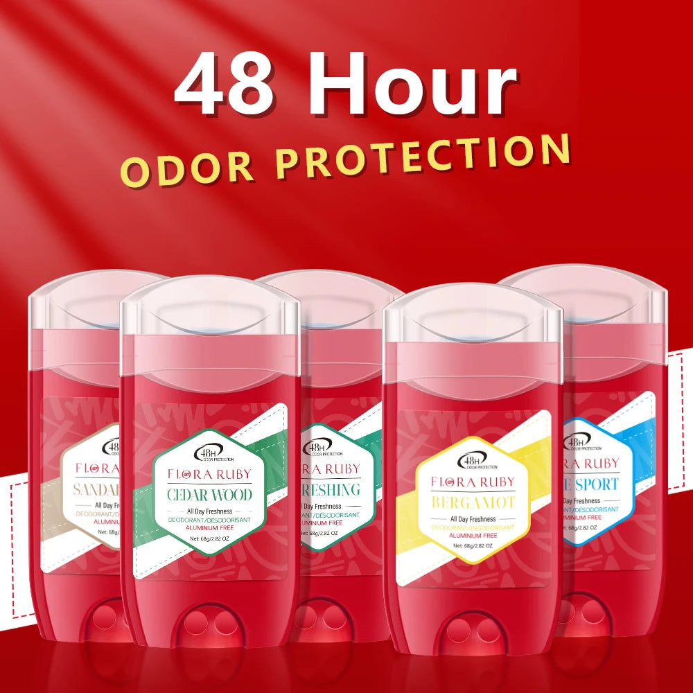 Old Spice Men's Deodorizer Aluminum Free，48Hour Odor Control Removing Odor Increasing Favorability Refreshing，Sandalwood Aroma