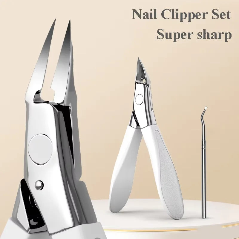 Nail Scissors Household Manicure Tools New Anti-Splash Nail Clippers Large Thick Hard Special Nail Clippers Pedicure Tools
