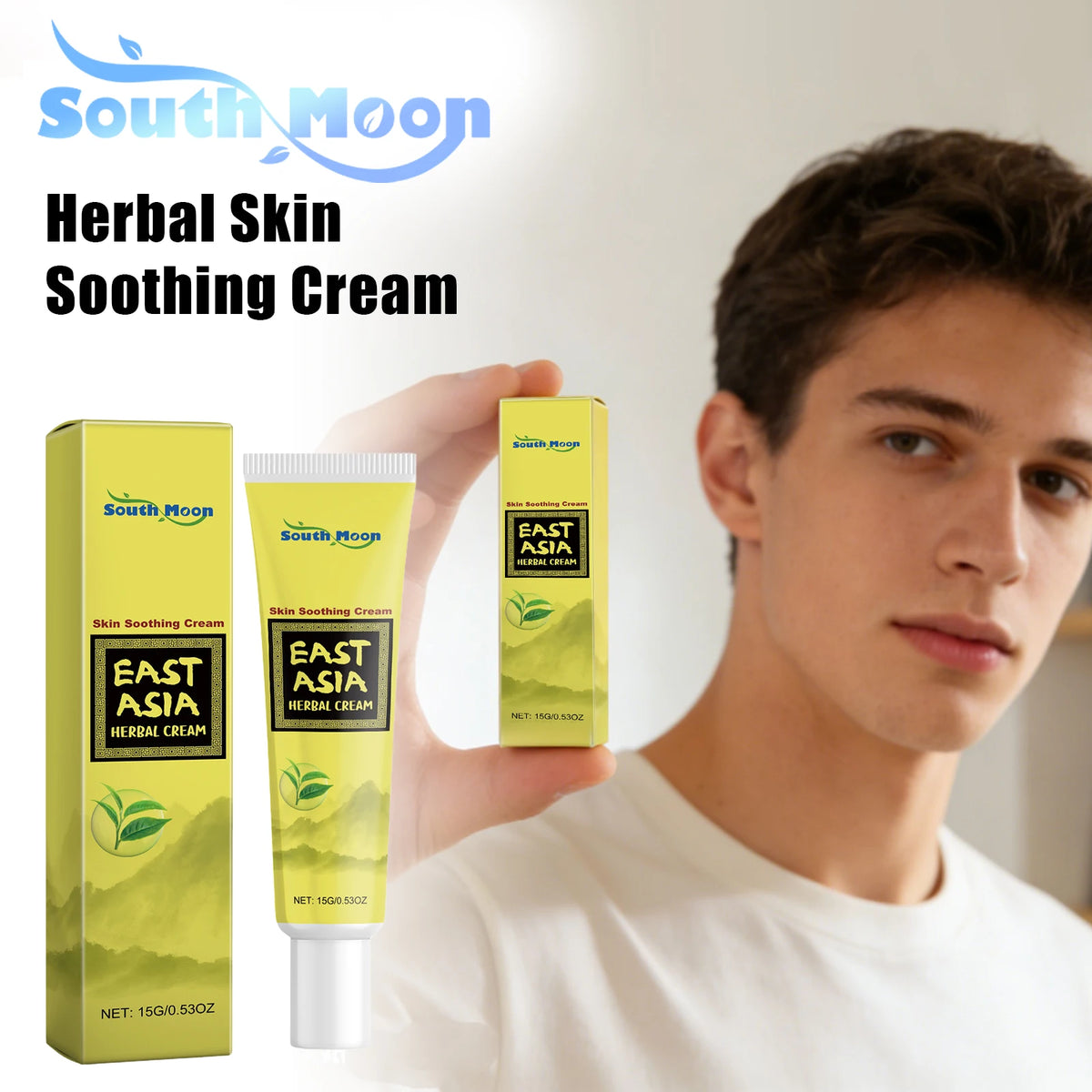 South Moon Skin Soothing Cream Lasting Nourishing Effective Moisturizing Improve Dryness Reduce Discomfort Skincare Moisturizer
