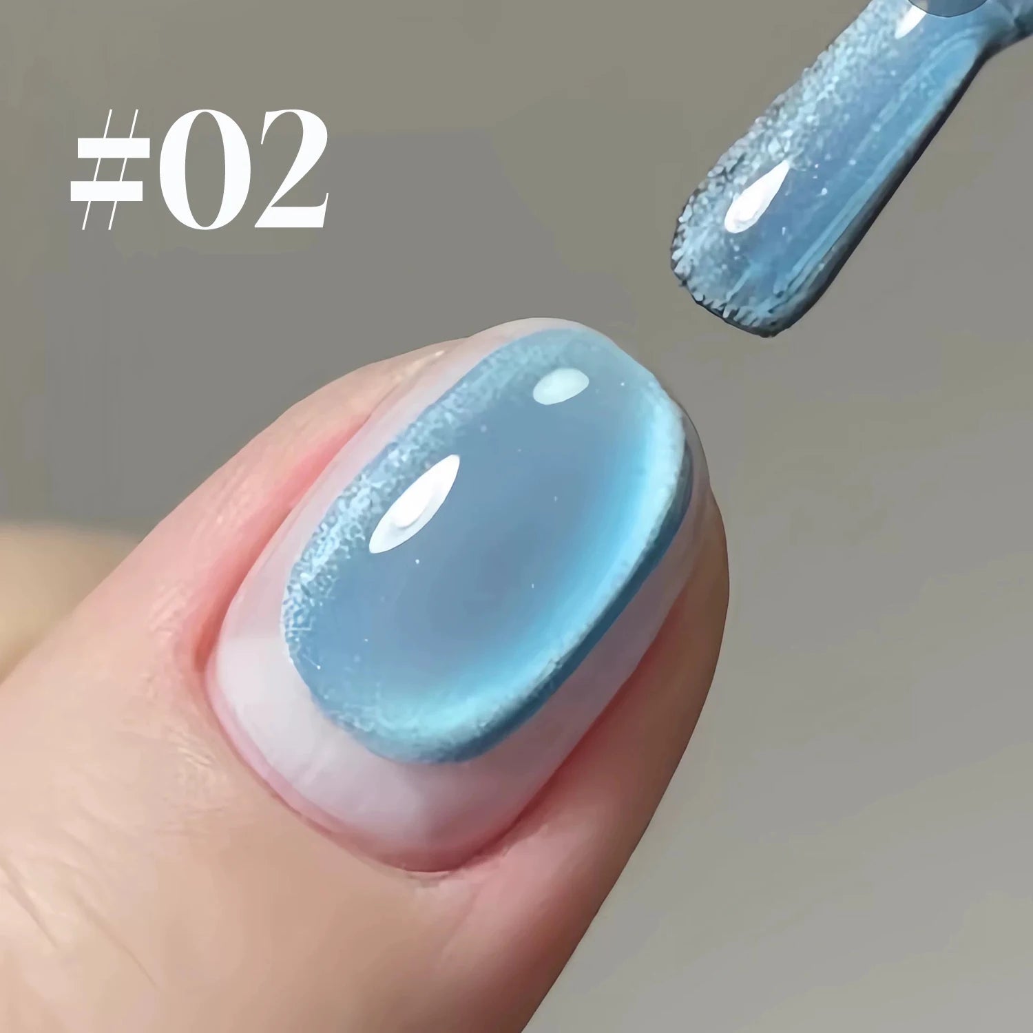 SHAKA 1-4pcs New Spring/Summer Bestsell Blue Nails Green Blue Nail Supplies Fantastic Ocean Bubble Cat Eye Gel Nail Polish