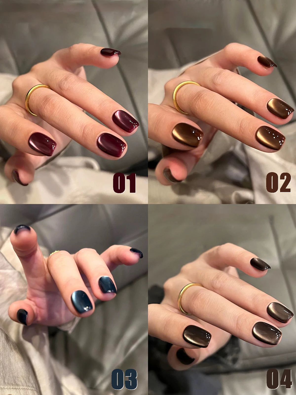 MIANEL 12ML Emperor Green Cat Eye Gel Nail Polish Whitenning Nails Green Nails Suitable For Nail Salons Nail Supplies  1-21pcs