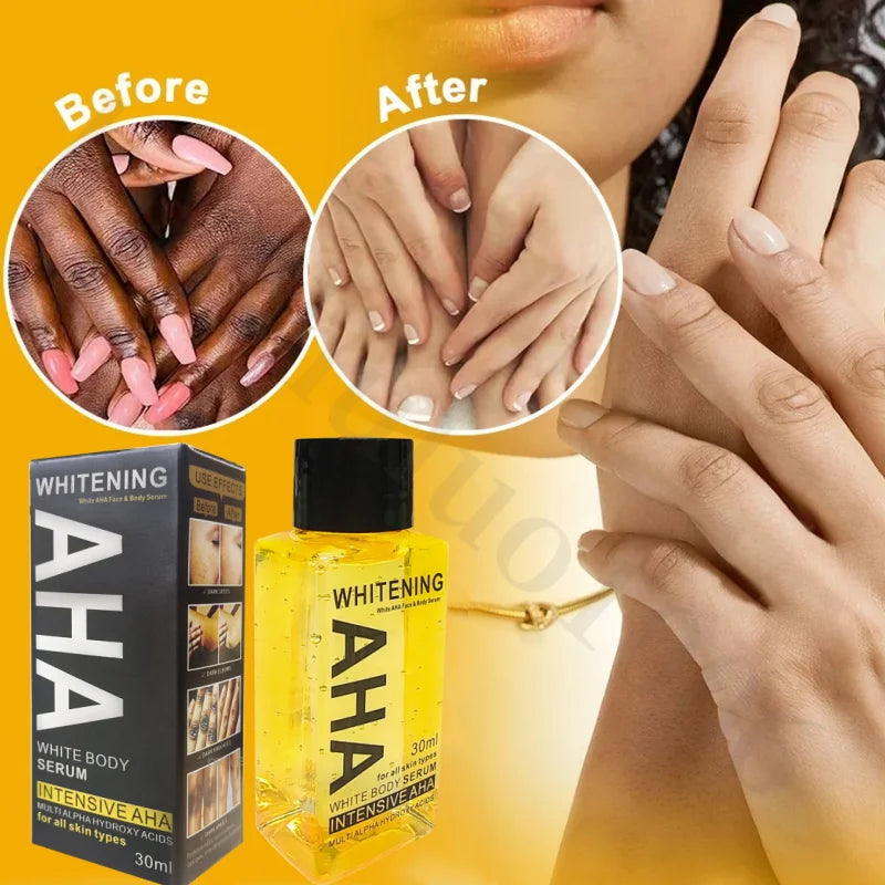 Whitening Body Serum Bleaching Brightening Skin,AHA,Vitamin B,C 30 Ml Bleaching Dark Spot Serum