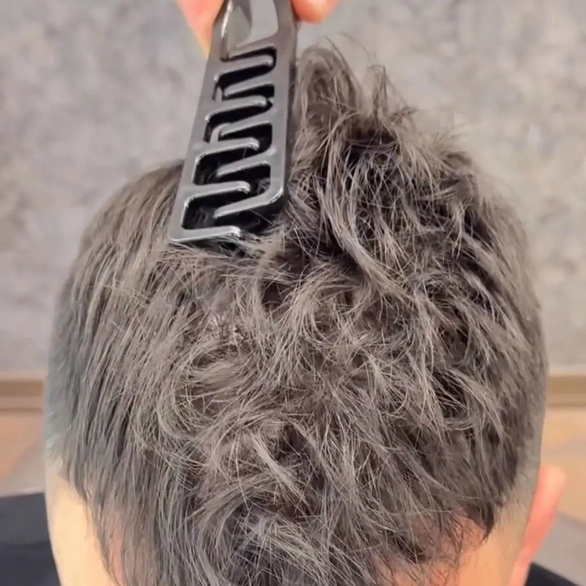 Men Styling Comb Plastic Material Portable for Daily Commute Business Travel Office Use Easy Storage