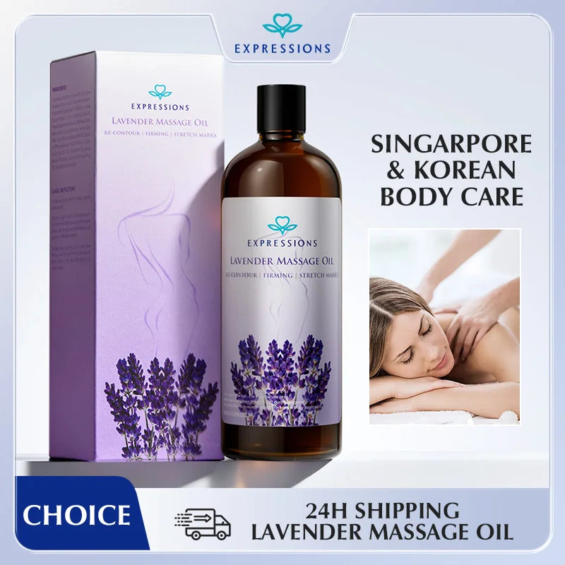 EXPRESSIONS LAVENDER  MASSAGE OIL