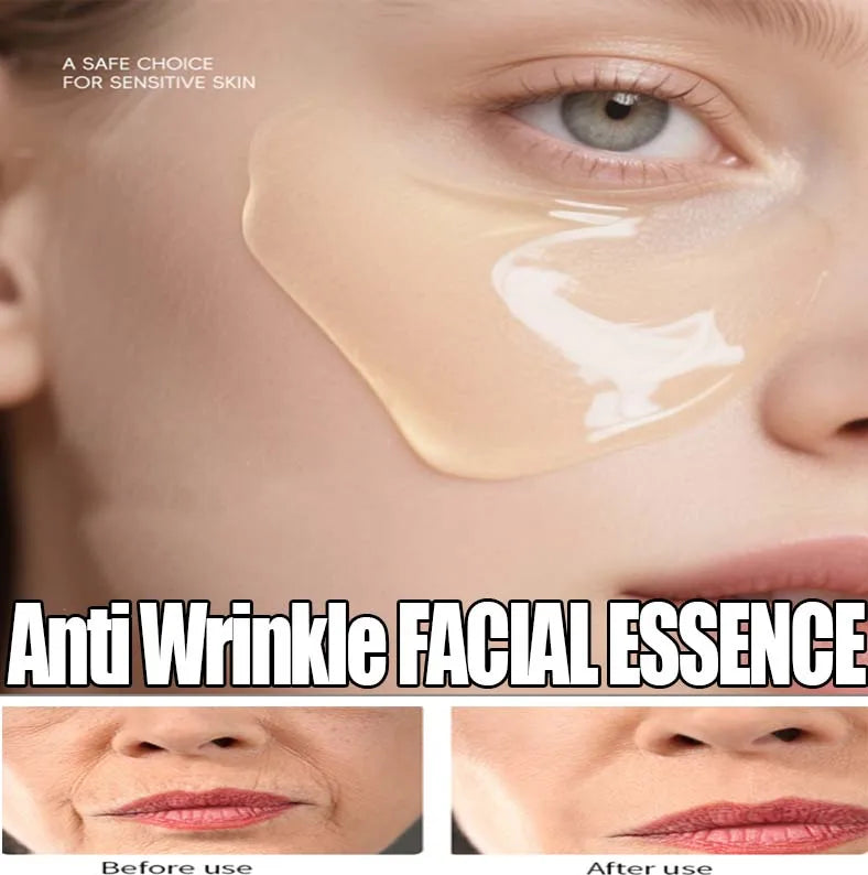 Collagen Pepide& Arginine Anti Wrinkle Facial Serum Moisturizing & Repairing Skin Fine Lines Eyes Crow's Feet Neck Wrinkles