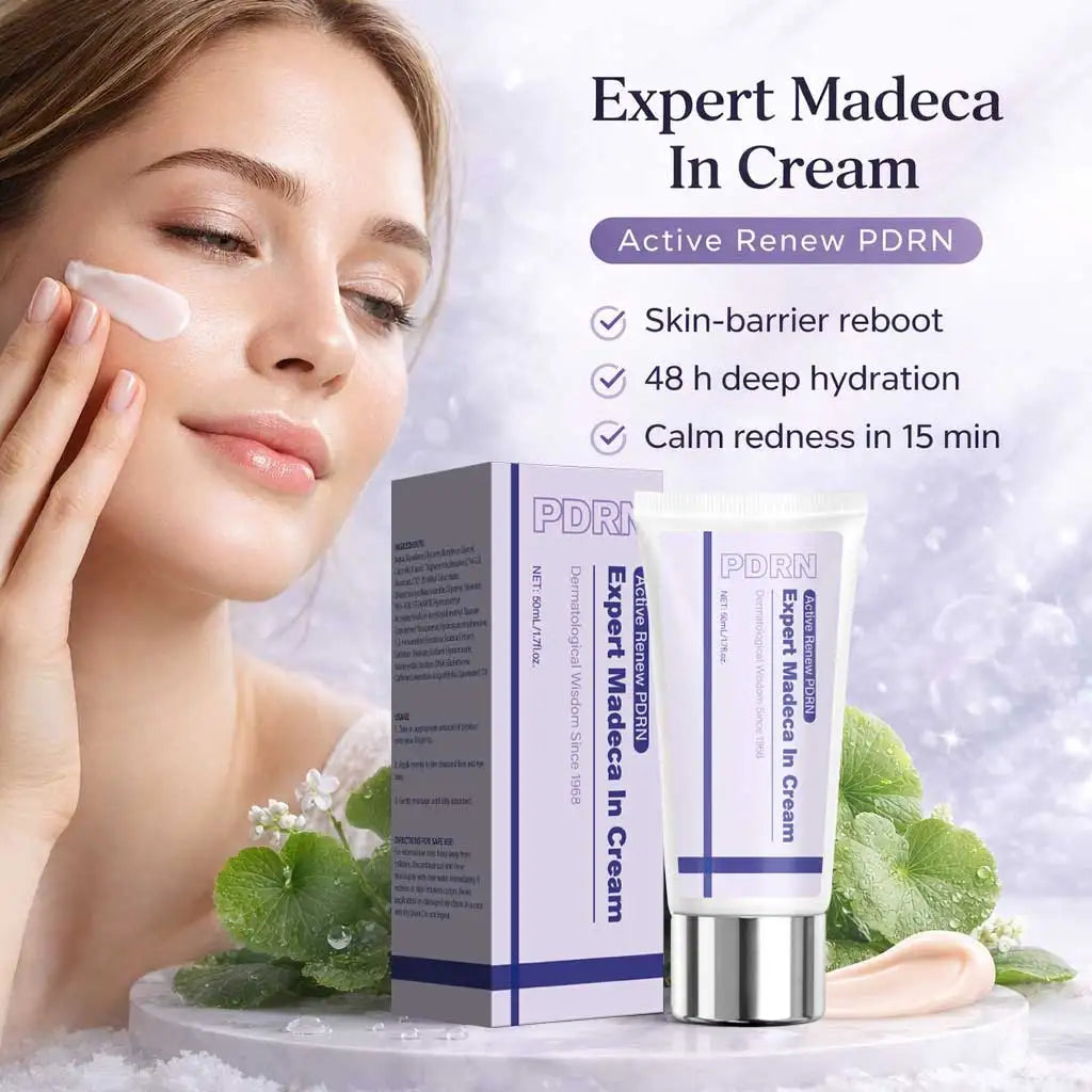 Centella Face Cream Deep Hydration Renew PDRN Cream 50ml, Soothes and Firms The Skin,Moisturizing PDRN Cream for Women
