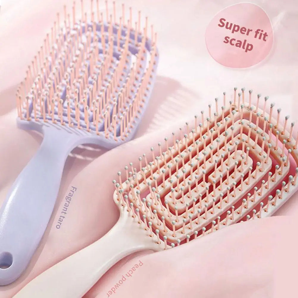 Square Hollow Massage Comb Massage Meridians Scalp Hair Styling Adjuster Quick Blow Dry Massage Comb Household Salon Styling Too