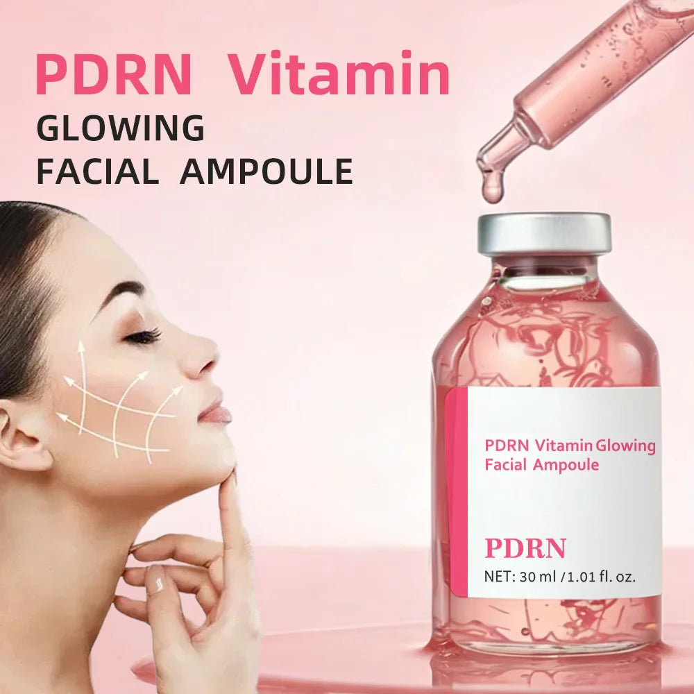 Deep Collagen Essence - Peptide Intensive Activation, Pink PDRN Stem Cell Ampoule, Brightening, Moisturizing, Skincare