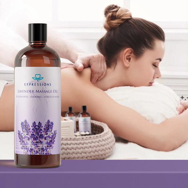 EXPRESSIONS LAVENDER  MASSAGE OIL
