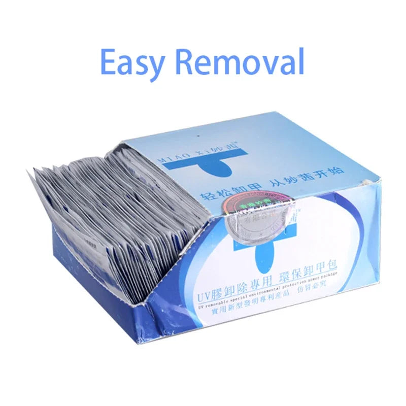 20pcs/60pcs/100Pcs Degreaser for Nails Gel Nail Polish Remover Wipes Napkins for UV Gel Remover Nail Art Manicure Cleanser