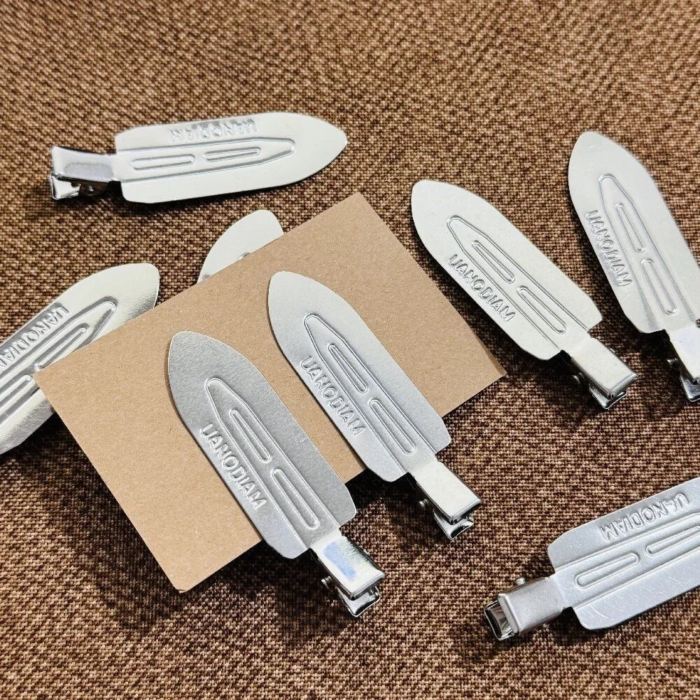 2/4/6/8Pcs Silver Metal No Bend Hair Clips Kids Girls Women Styling Barrettes Makeup Hairpins Salon Daily Hair Accessories