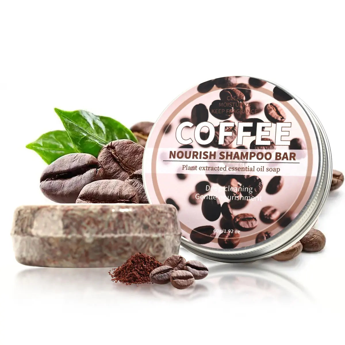 Coffee concentrated essence nourishing shampoo, deep cleaning, moisturizing, oil control, hair care, daily shampoo, hand soap