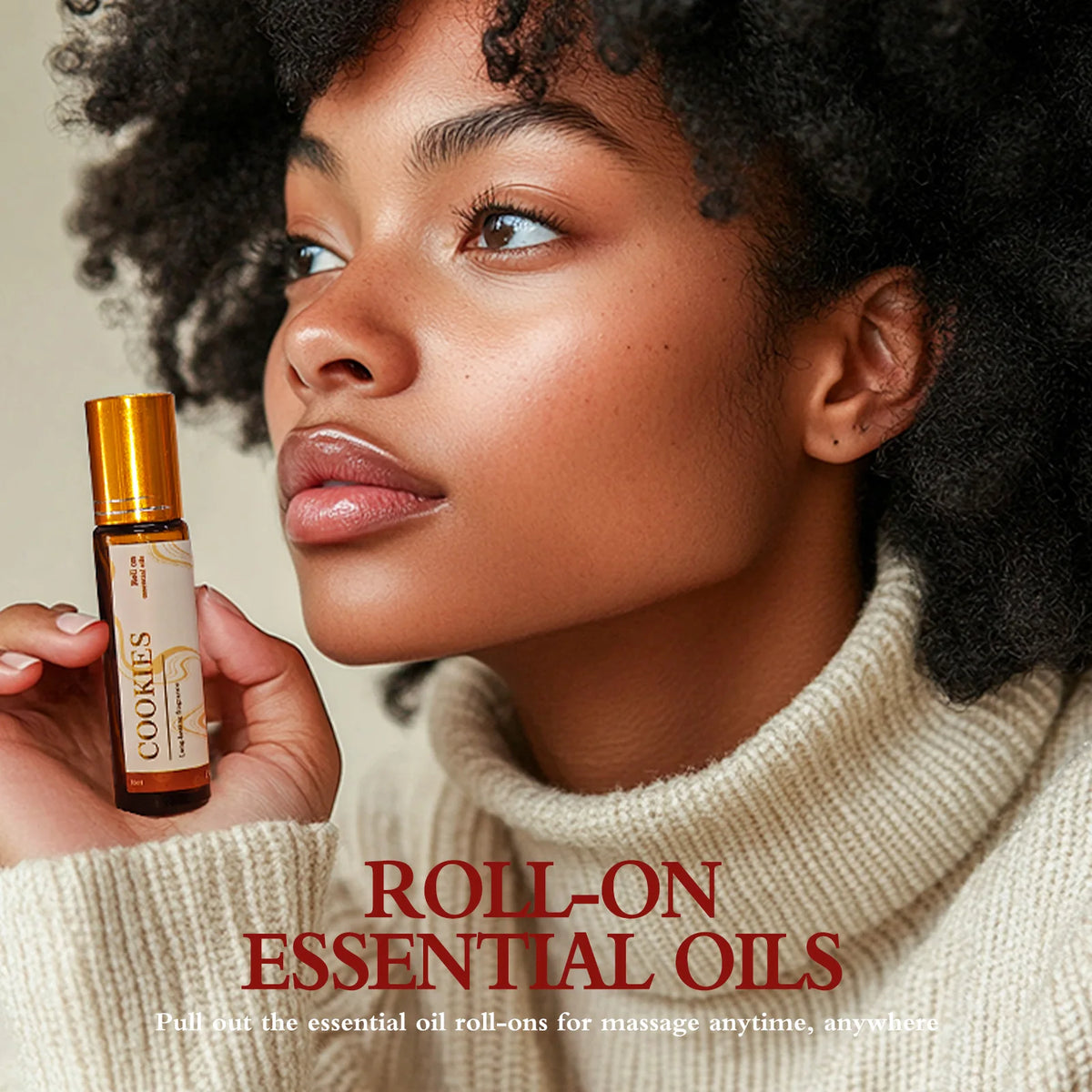 10ml Fragrance Oils Roller | Long Lasting Roll-On Fragrance Oils Gifts | Skincare Massage Vanilla Coconut
