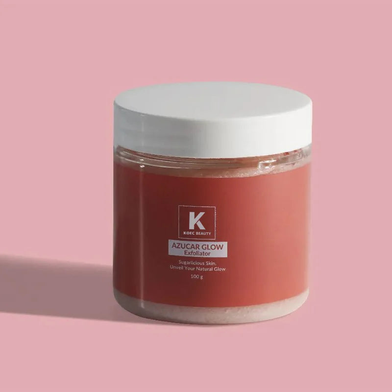 100g KOEC Azucar Glow Exfoliator Facial Sugar Scrub Exfoliation Hydration Brightening Cell-renewal Oil Control Natural Glow