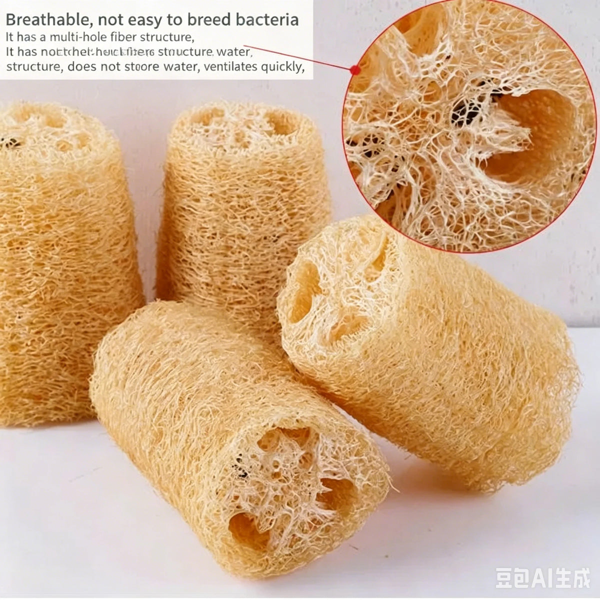1/3/5pcs Dishwashing Pot Washing Natural Luffa Brushing  Kitchen Cleaning Household Bathtub Brushing Shower Brush