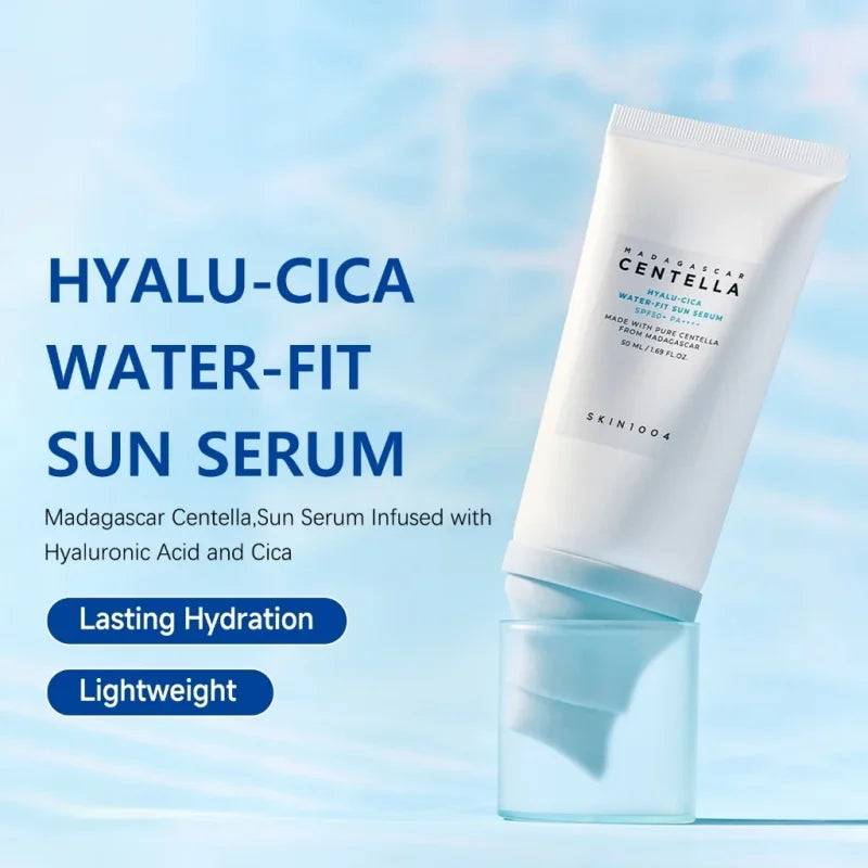 Korean Centella Sunscreen Series,Hyalu Cica Water Fit Air Sun Serum Sunscreen,ToneUp Brightening Sunblock 50ml Skincare Products