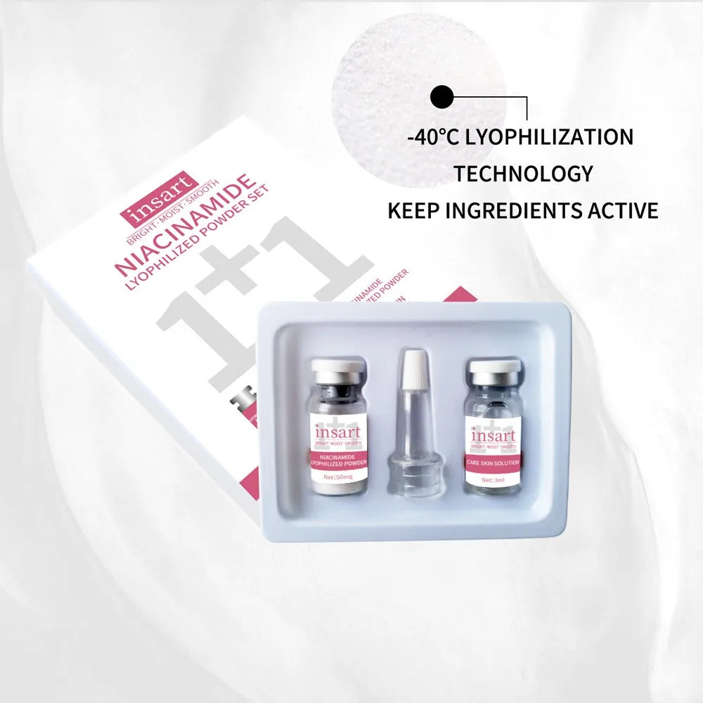 Niacinamide Oligopeptide VC Lyophilized Powder Face Serum Anti Aging Brightening Moisturizing Essence for All Skin Skincare