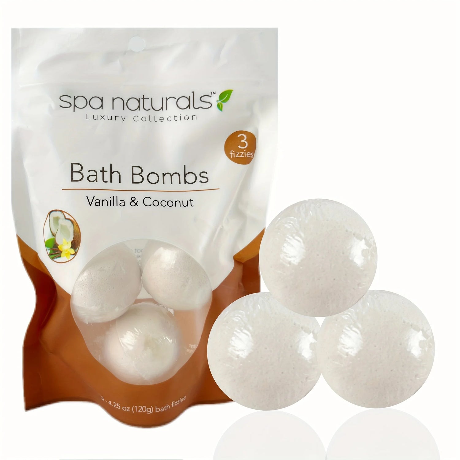 Coconut Scented Bath Salt Balls, Bubble Bath Pellets, Multiple Uses at Home, Spa-Grade Experience