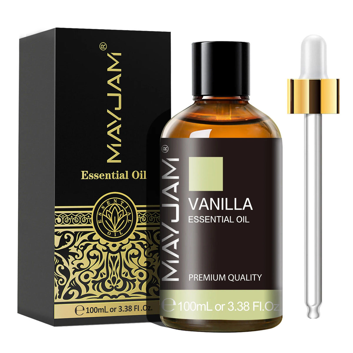 MAYJAM Essential Oil 100ml for Humidifier Diffuser Vanilla Lavender Bergamot Sandalwood Pine Neddles Aroma Oil