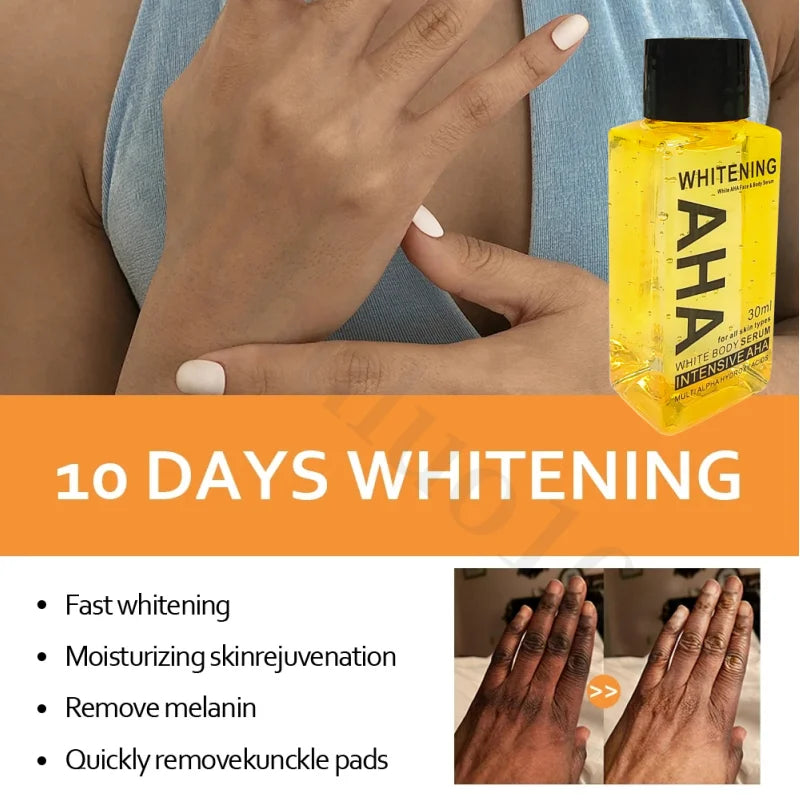 Whitening Body Serum Bleaching Brightening Skin,AHA,Vitamin B,C 30 Ml Bleaching Dark Spot Serum