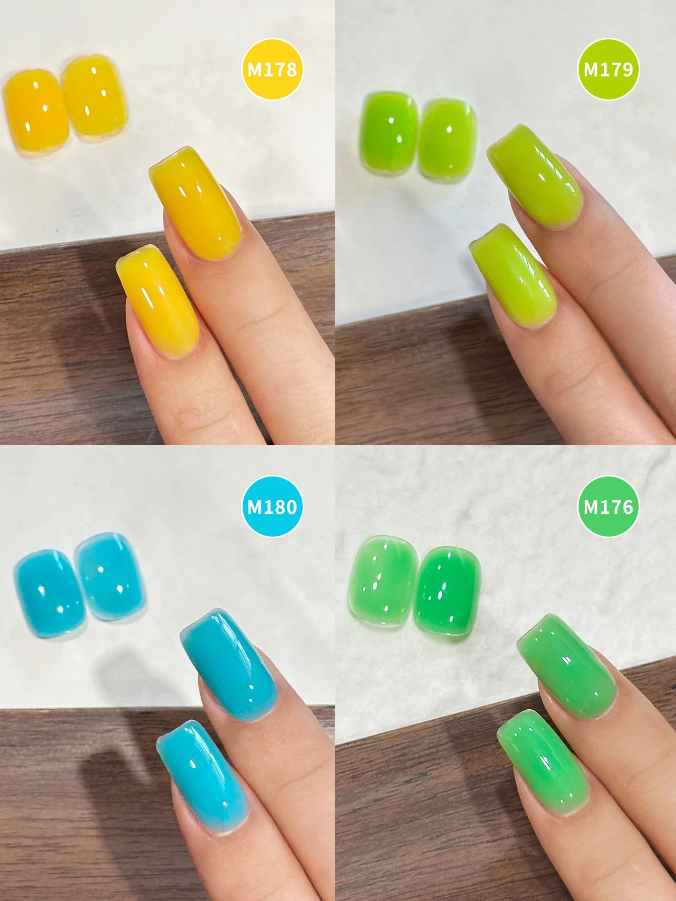 15ML 8-color Candy Series Gel Nail Polish Set, UV LED Immersion Nail Polish,Holiday DIY Nail Polish Design For Spring And Summer