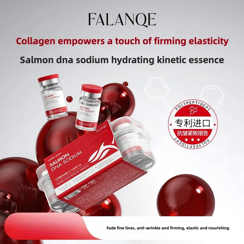 Salmon Dna Sodium Hydrating Kinetic Essence  Fade Fine Lines Facial Moisturizing brightning Anti Aging Firming Skin Care