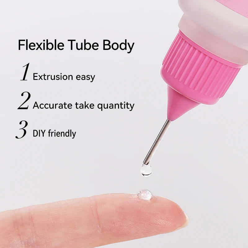 UR SUGAR 15ml Solid Gel Remover Nail Adhesive Solid Tips Glue Remove Easy and Clean Removal Solid Patch Reusable Fake Nails