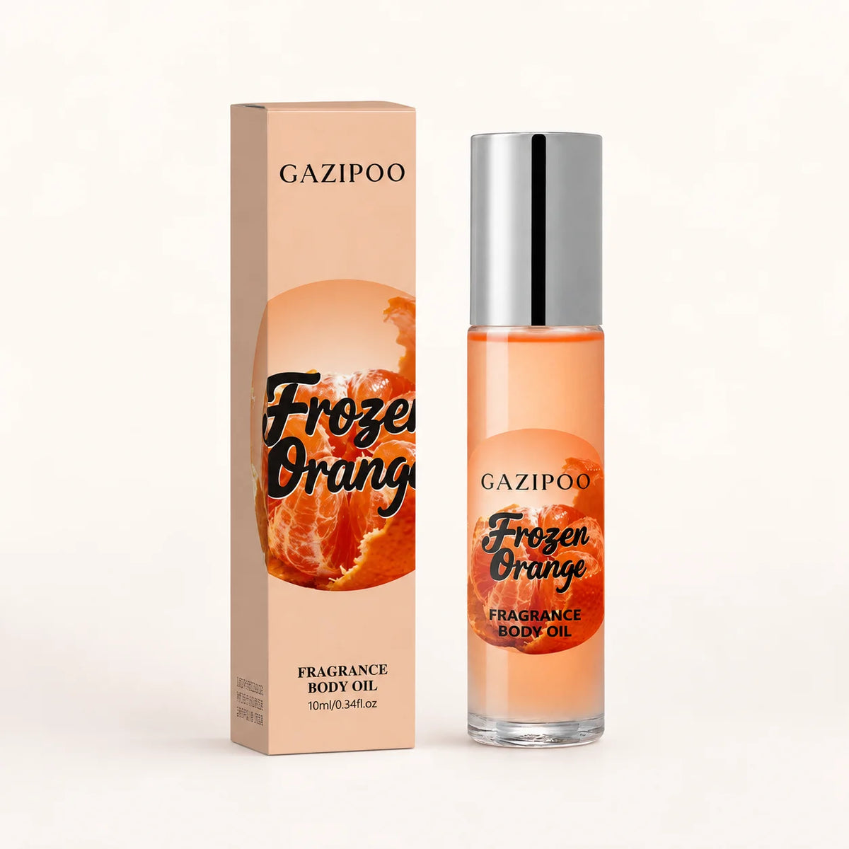 10ml Frozen Orange Pheromone Oil - Fresh Citrus Subtle Perfume Oil, Original Eau de Toilette Traveling or Dating Bathroom Use