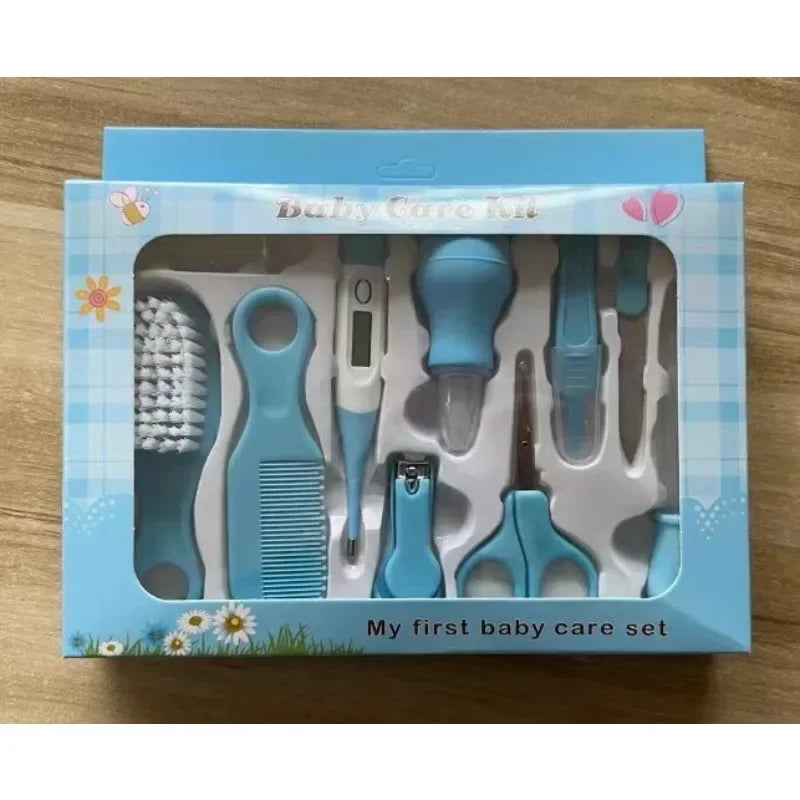 10 Piece Set Baby Brush Nasal Suction Device Set Comb Thermometer Care Set Tool Complete Accessories Material Safety