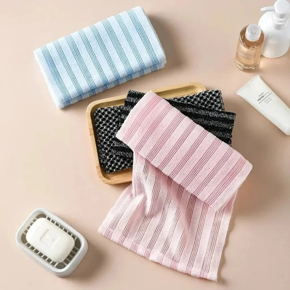Extra Long Exfoliating Wash Towel Soft Foam Back Multi Function Deep Cleans Skin Massage Shower Tool Bath Cleaning Skin Care