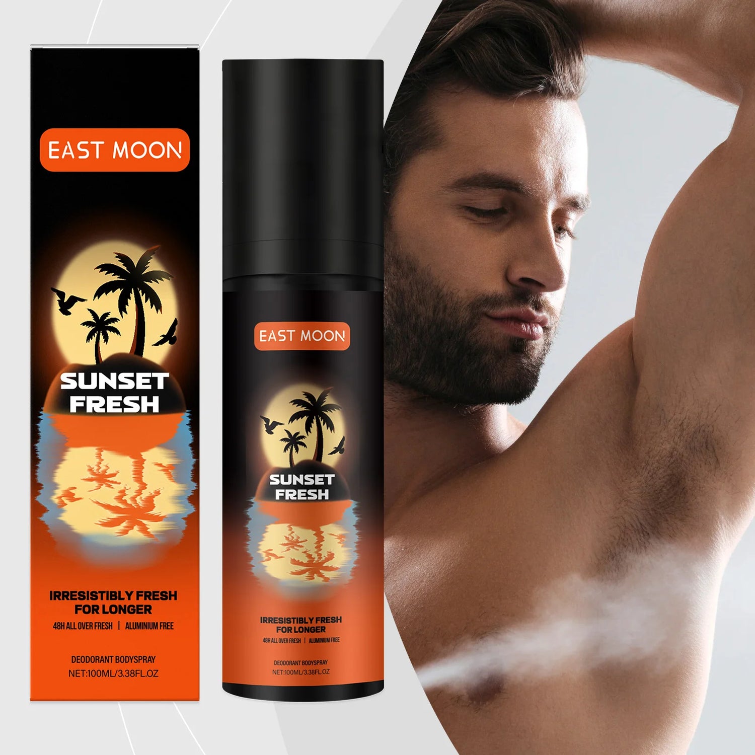 Fruity Deodorant Spray Sweat Eliminator Remove Underarm Odor Keep All Day Refresh Long Lasting Citrus Fragrance Body Deodorant