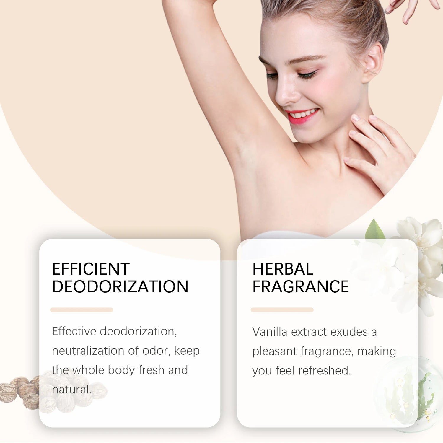 Vanilla Deodorant Antiperspirant Prevent Bad Smell Sweating Odor Remover Refreshing Lasting Fragrance Deodorant Stick Body Care