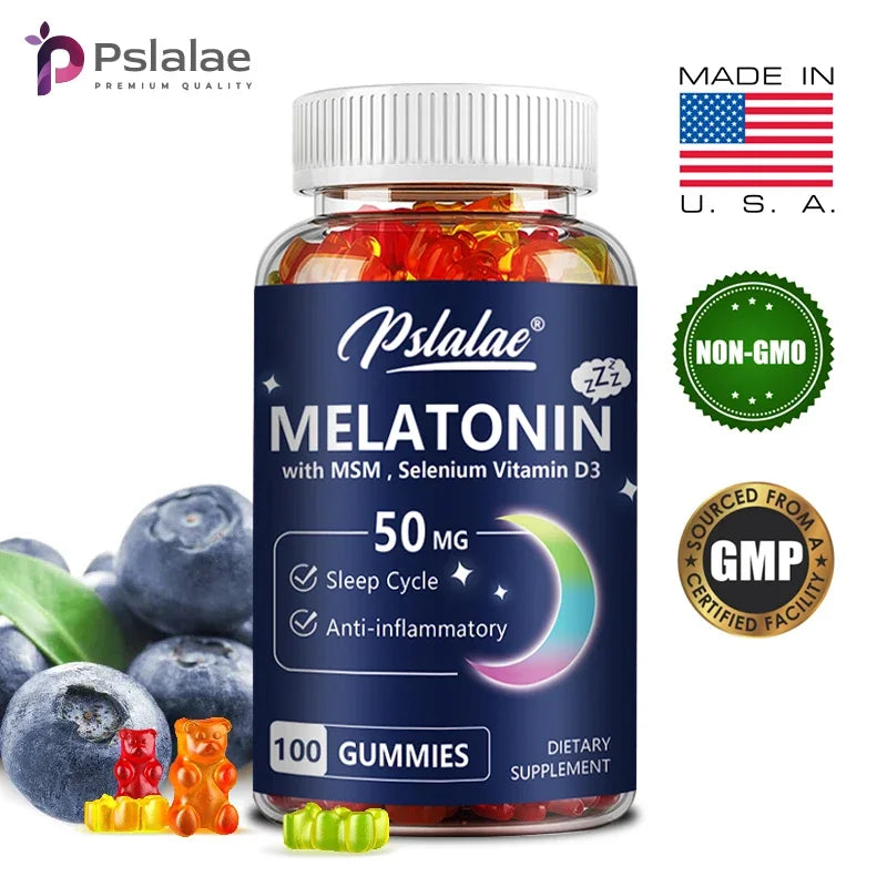 Melatonin Gummies 50 Mg - Improve Sleep Quality and Relaxation During SleepSupplementsSupplements