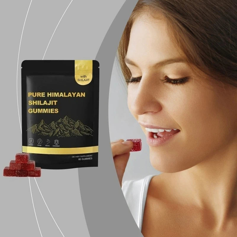 Shilajit Gummy Candy Plant Extracts and Replenishes Energy To Enhance Focus and Body Care