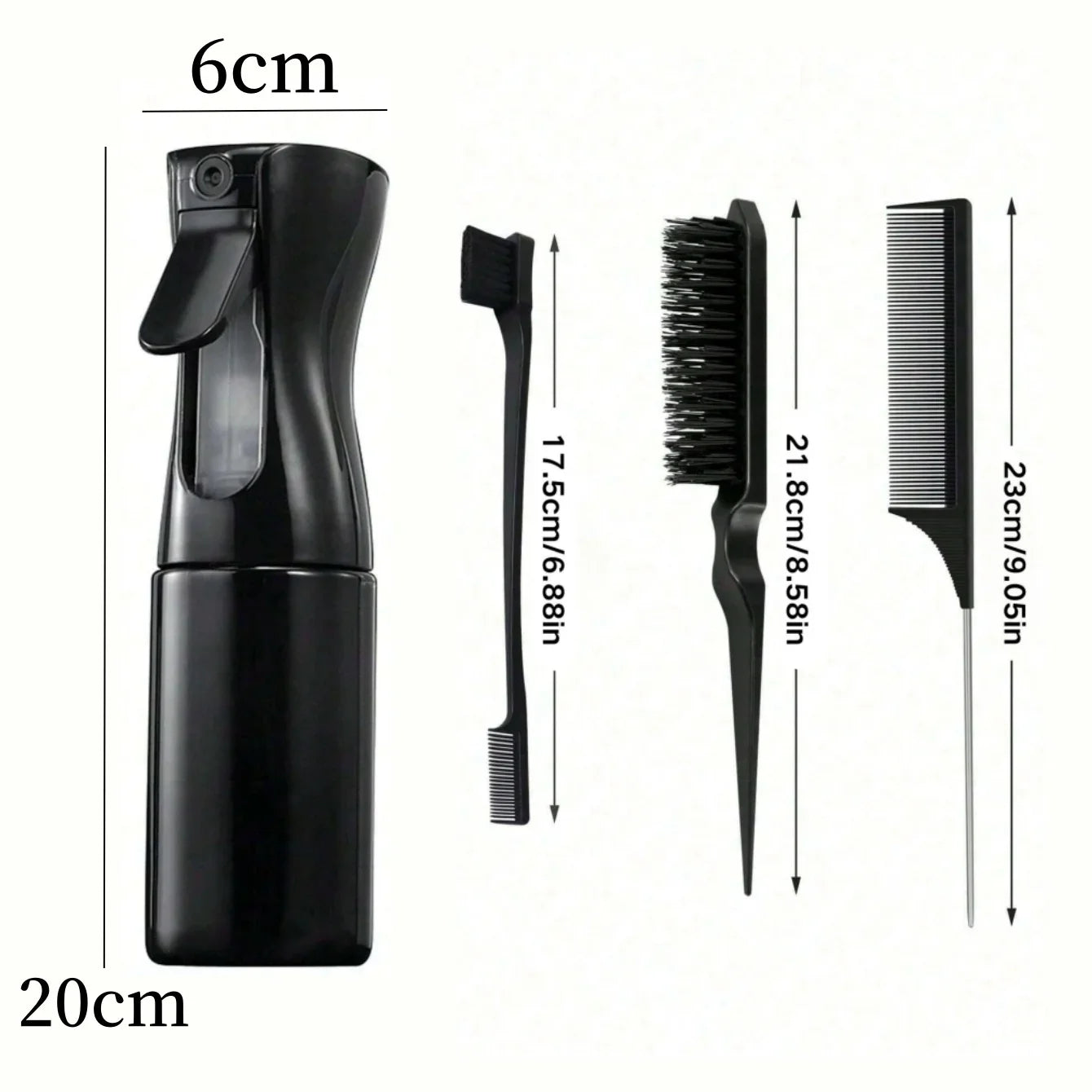 23pcs Set  Styling Hair Comb Hair Stylists Professional Styling Comb Set Variety Pack Great for All Hair Types & Styles