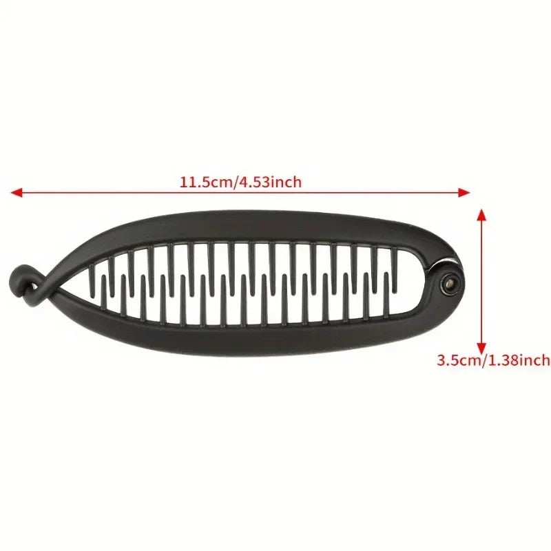 1/4Pcs Modern Fish Tail Hairpin, Plastic Styling Hair Accessories for Daily Wear Christmas Halloween Party Gift