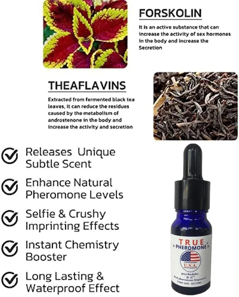 Pheromone Infused Essential Oil Long Lasting Androstenone Perfume Body Oil Sexually Stimulating Essential Men and Women  Use