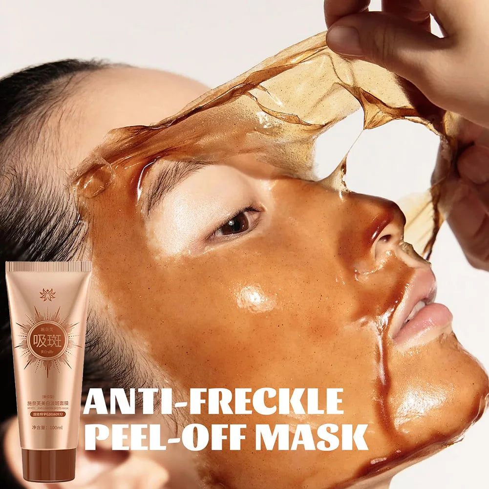 Spots Peel-Off Facial Mask Anti-Blemish Freckle Brightening Off Mask Deeply Clean Pore Tightening Moisturize Glowing Skin