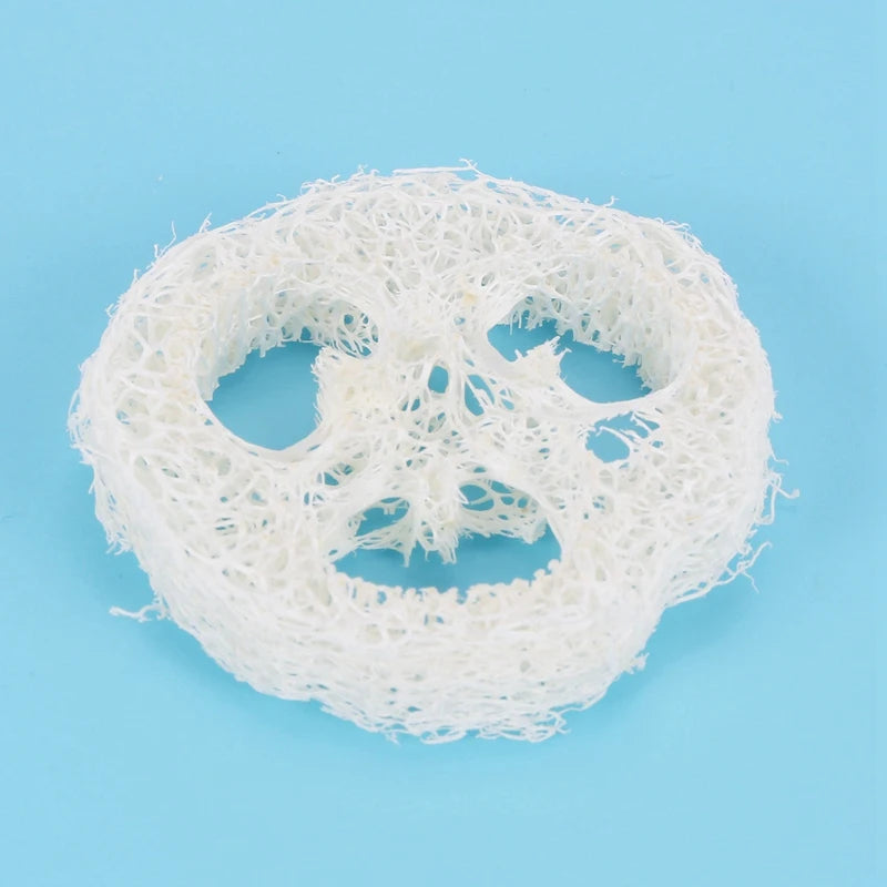 4-6Cm Wide 200Pcs/Lot Natural Loofah Slice Diy Customize Soap Tools,Cleaner,Sponge Scrubber,Facial Soap Holder