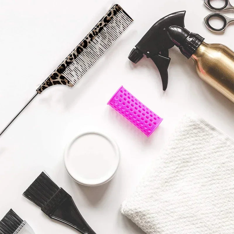 1/2/3pcs Leopard Pattern Rat Tail Hair Comb Metal Pointed Tail Fine Tooth Comb Professional Hair Styling Sectioning Tool Salon