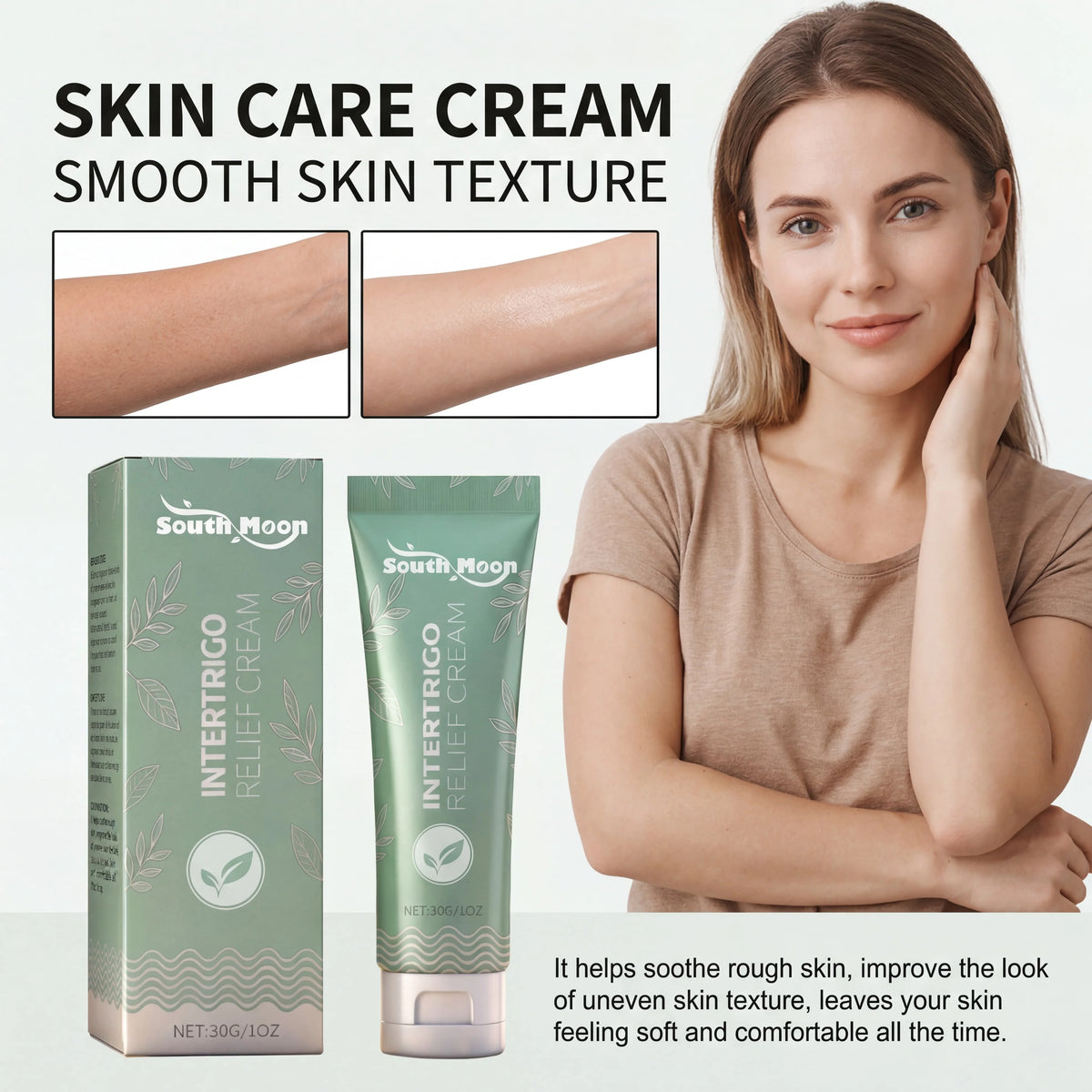 Body Firming Cream Natural Witch Hazel Tea Oil Lightweight Moisturizing NonGreasy Fast Absorbing Travel Size Toning Skincare