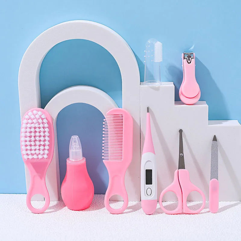 Newborn Daily Nail Care Kit Nail Clipper Tool Health Kit Thermometer Comb Care Kit