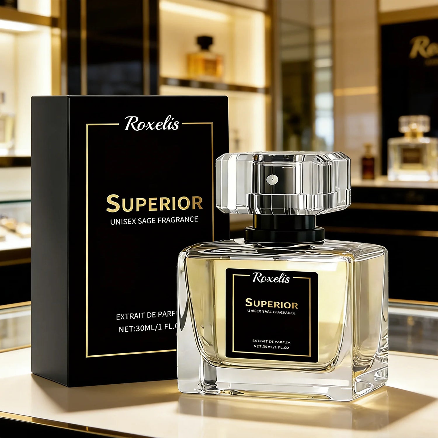 Roxelis 30ml Sage Fragrance Long Lasting Natural Scent Mild Elegant Aroma For Daily Commute & Dating