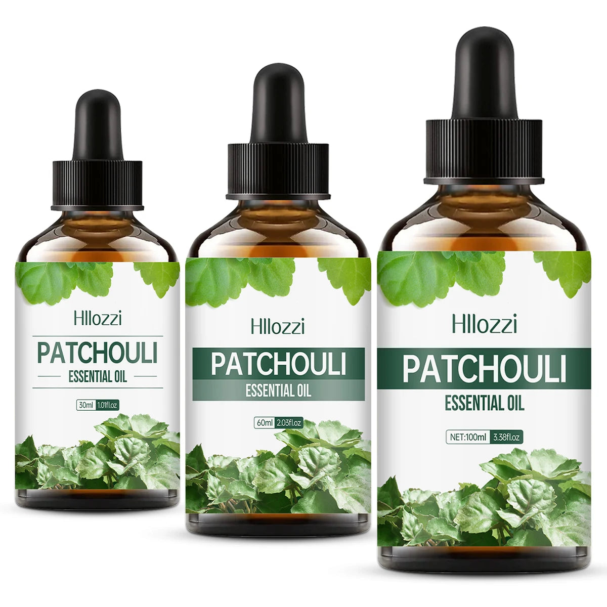 100ml/60ml/30ml Patchouli Essential Oil Hydrating Moisturizing Skin Care Skin Care Body Care Fragrance Perfume Essential Oil