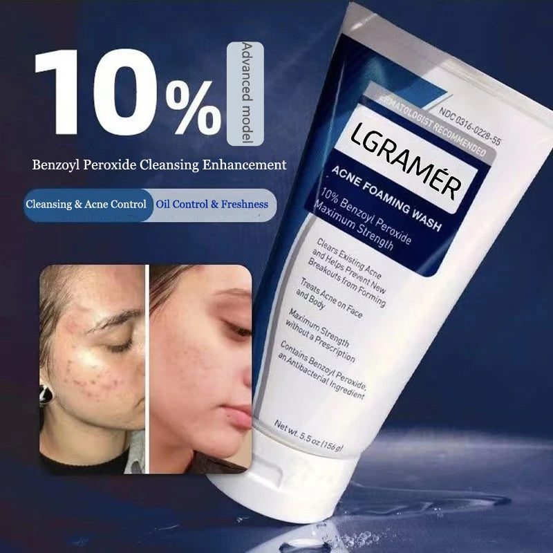 Cleansing Facial Cleanser Deep Cleansing Anti Acne Oil Control Blackhead Remover Shrink Pores Treatment Moisturizing Face Wash