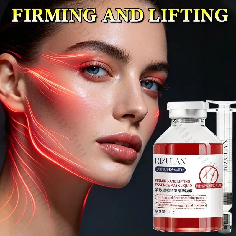 Firming Essence Mask Liquid Face Serum Moisturizing Skincare for Smooth Hydrated Skin