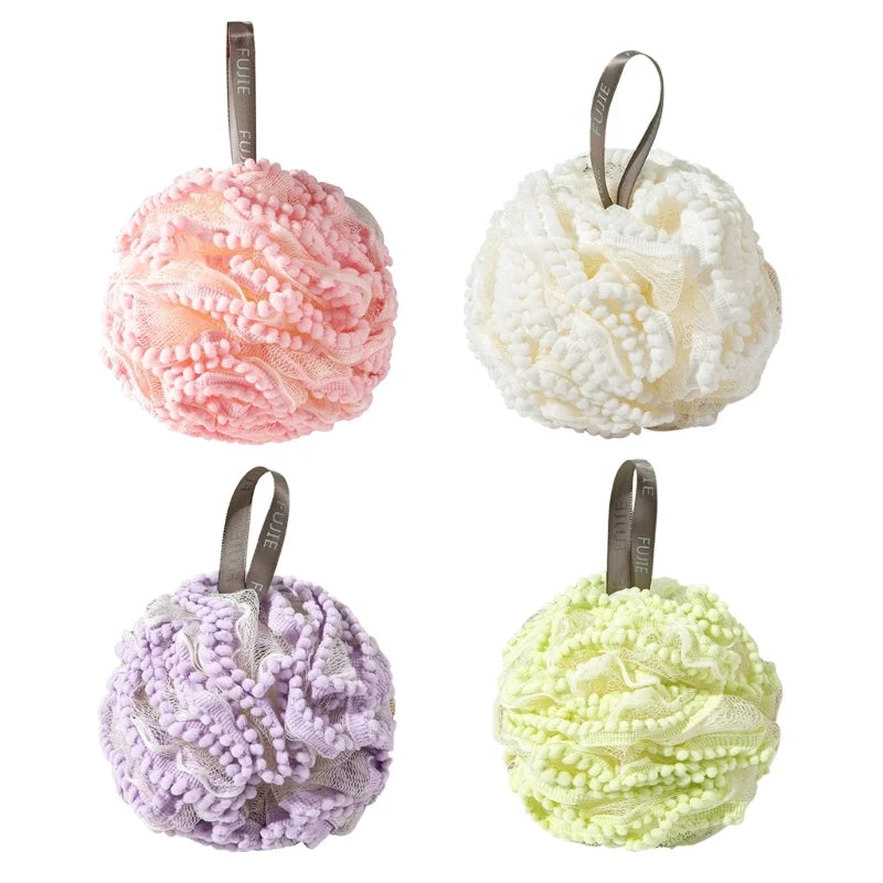 Bath Loofah Sponge 80g Large Size Shower Sponge Loofah Mesh Shower Sponge Ball