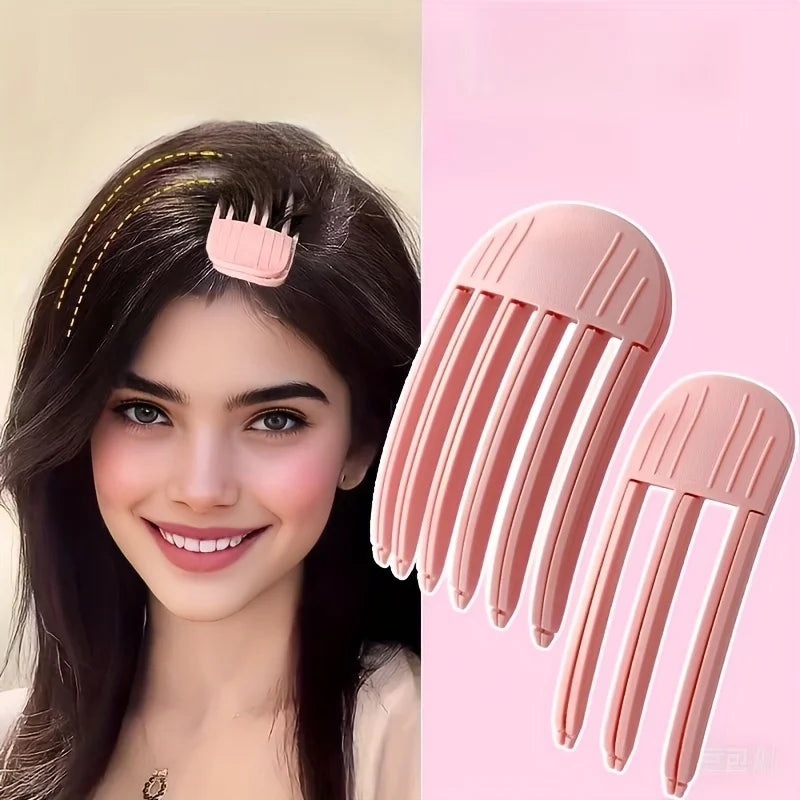 Fluffy Hair Volume Lift Comb Clip Set,3 Teeth 6 Teeth Styling Hair Root Pads,Reusable No Heat Hair Volumizer Inserts for Women